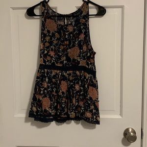 Flowy floral tank